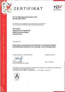 EN ISO 9001:2015 (DE)